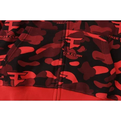 Худи A Bathing Ape Camouflage Monkey Had Text On Sleeves Zip "Red" фото № 3 Худи A Bathing Ape Camouflage Monkey Had Text On Sleeves Zip "Red" фото № 3