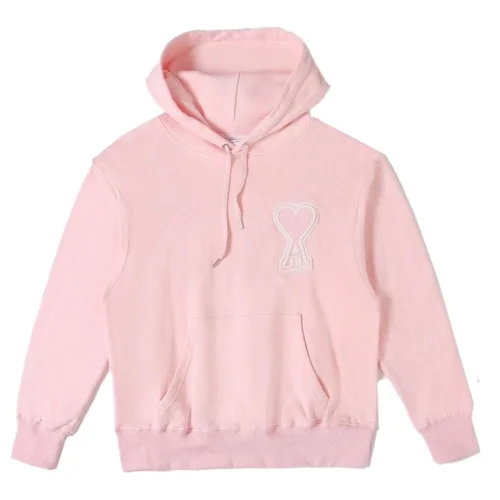 Худи Amiri Brand Logo With Edging "Pink"