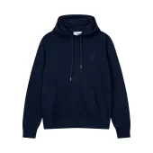 Худи Amiri One-Color - With The Brand Logo "Blue/Black"