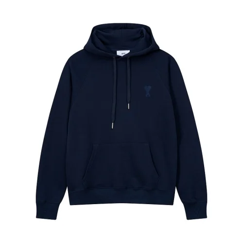 Худи Amiri One-Color - With The Brand Logo "Blue/Black"