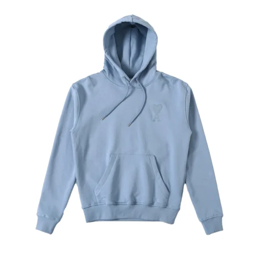 Худи Amiri With A Small Heart Logo "Blue"