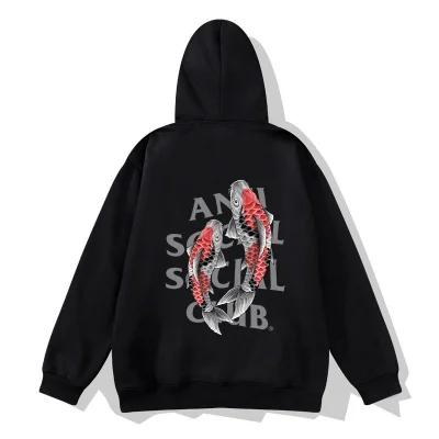 Худи Anti Social Social Club Love Is Cruel "Black" фото № 2