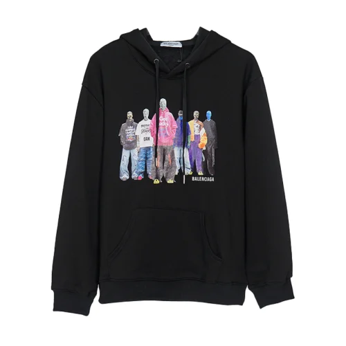 Худи Balenciaga Group Of Unknowns "Black"