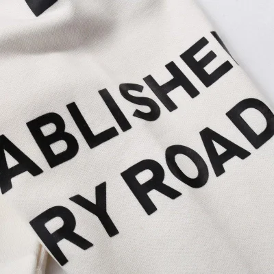 Худи Burberry Text On The Chest And Sleeve "White" фото № 5