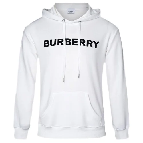 Худи Burberry Printed Logo On The Front "White"
