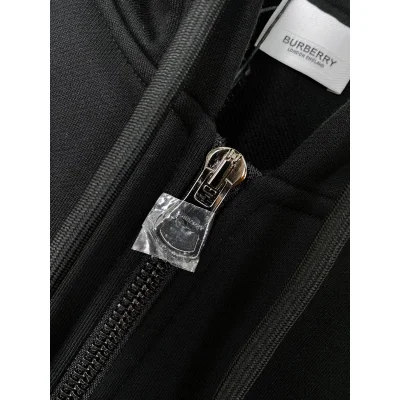 Худи Burberry Checked Print On The Sides "Black" фото № 5