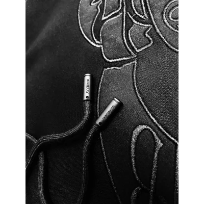 Худи Burberry Frontside Black Print Warrior And Horse Prorsum "Black" фото № 4