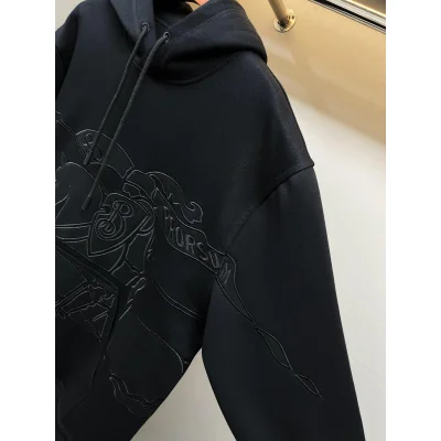 Худи Burberry Frontside Black Print Warrior And Horse Prorsum "Black" фото № 3