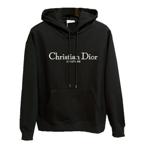 Худи Christian Dior Frontside Contrast Central Logo Couture "Black"