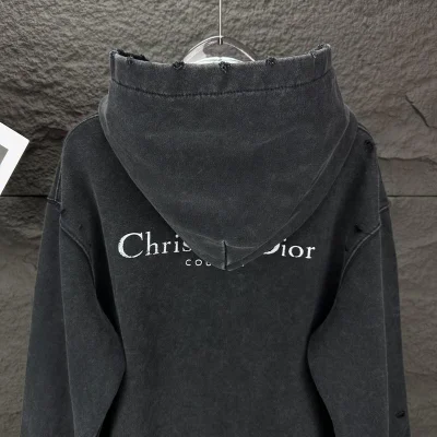 Худи Christian Dior White Small Frontside Logo "Black" фото № 5