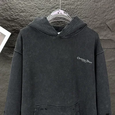 Худи Christian Dior White Small Frontside Logo "Black" фото № 3