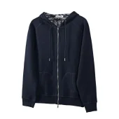 Свитшот с молнией Christian Dior Brand Inside "Blue"