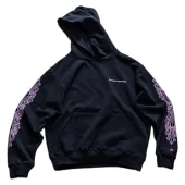 Худи Chrome Hearts Ornament Print "Black"