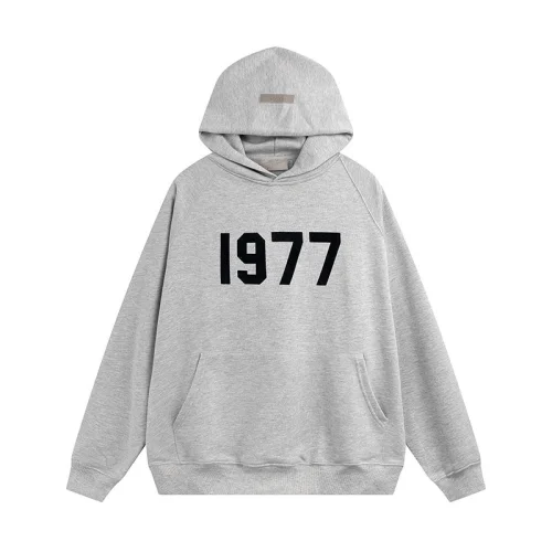 Худи Fear Of God With A Hood And The Year 1977 "Gray"