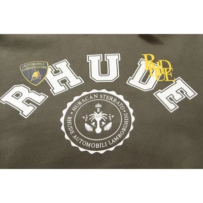 Худи Four Caccus X Rhude Yellow Hood "Khaki" фото № 9 Худи Four Caccus X Rhude Yellow Hood "Khaki" фото № 9