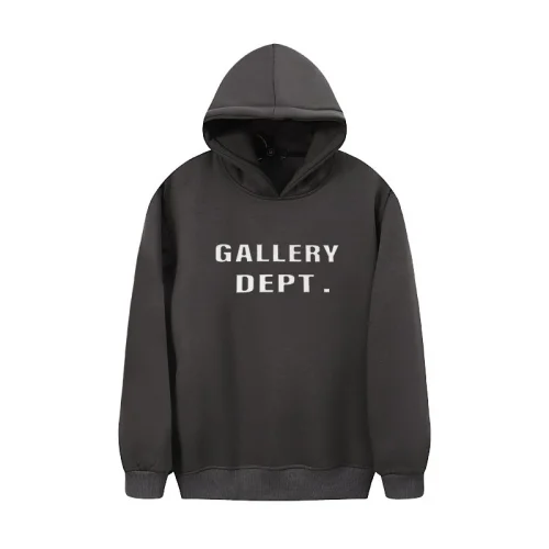 Худи Gallery Dept Solid Color "Black/Gray"