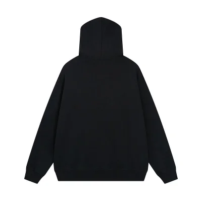 Худи Gucci Kangaroo Pocket Thorny Logo "Black" фото № 2