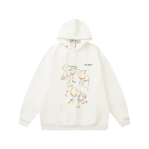 Худи Off White Cartoon Family Picture "White"
