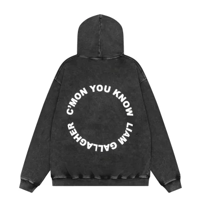 Худи Represent Cmon You Know Liam Gallagher "Gray" фото № 2