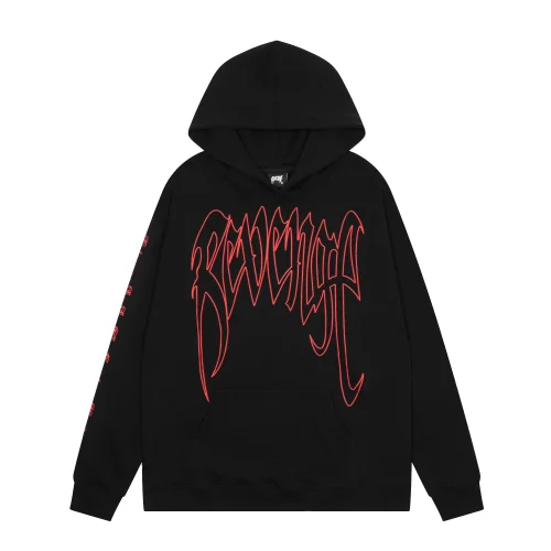 Худи Revenge Front Big Logo "Black"