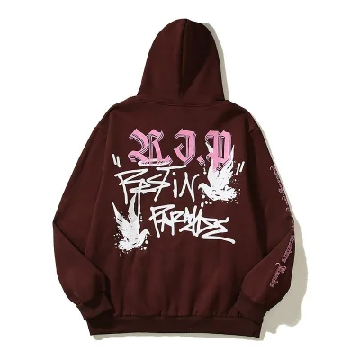 Худи Revenge X Four Caccus With Print "Brown" фото № 8