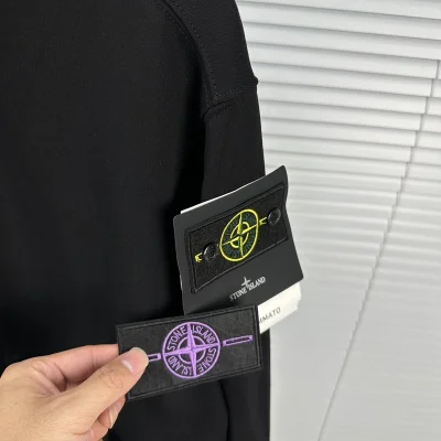 Худи Stone Island With Patch - ZIP "Black" фото № 7