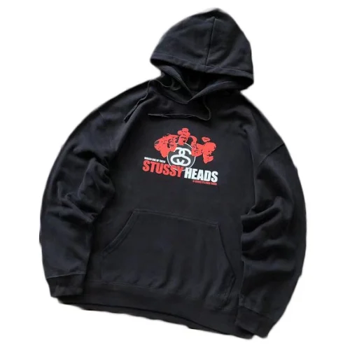 Худи Stussy Logo And Circle With Symbol "Black"