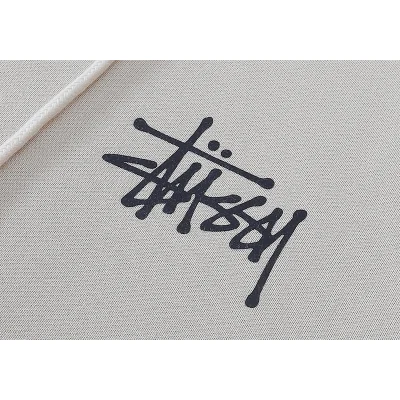 Худи Stussy Facsimile Style Logo ZIP "Beige" фото № 6