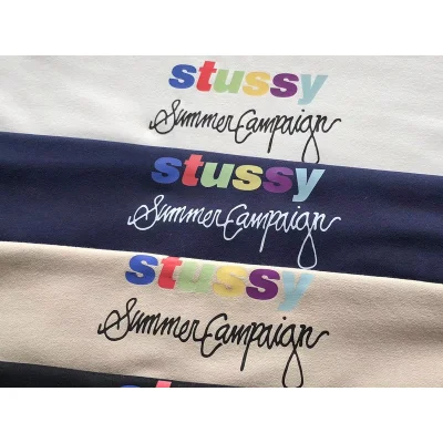Худи Stussy Multicolor Embroidered Logo And Lettering Summer Campaign "White" фото № 4