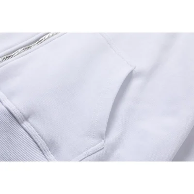 Худи Stussy With Logo Brand ZIP "White" фото № 4