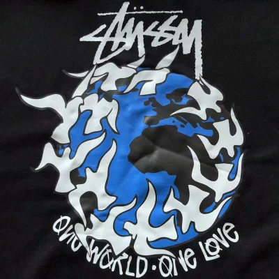 Худи Stussy Flying Birds Print "Black" фото № 5