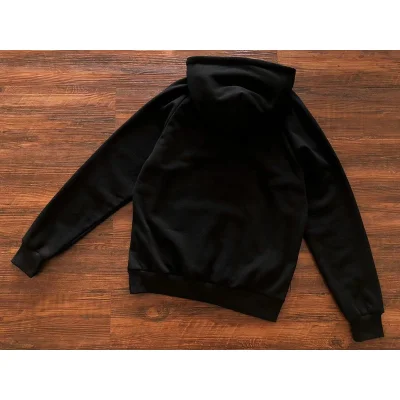 Худи Trapstar Wide Front Pocket And Three Color Embroidered Logo "Black" фото № 2