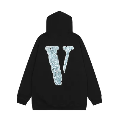 Худи Vlone The Woo Roses "Black" фото № 2