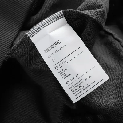 Худи We11done With Text Logo - Print "Gray" фото № 3