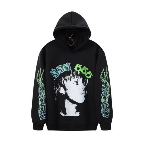Худи Juice Wrld Sp5der 55555 With Logo "Black"