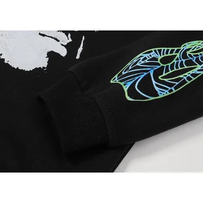 Худи Juice Wrld Sp5der 55555 With Logo "Black" фото № 7