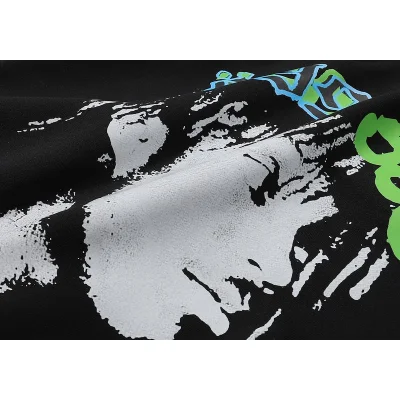 Худи Juice Wrld Sp5der 55555 With Logo "Black" фото № 8