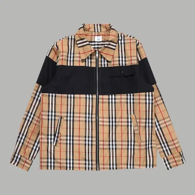 Олимпийка Burberry Tartan Style "Beige/Black" фото № 3