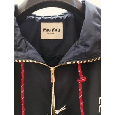 Куртка Miu Miu White Frontside Logotype Miu Miu "Black" фото № 5