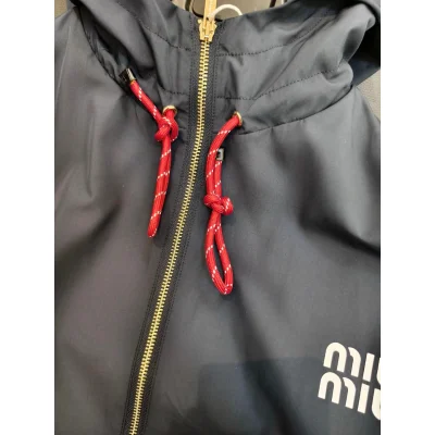 Куртка Miu Miu White Frontside Logotype Miu Miu "Black" фото № 3