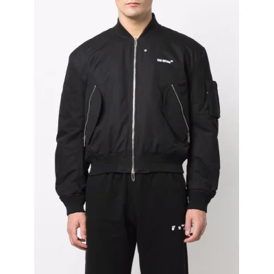 Ветровка Off White Stripes On The Back "Black" фото № 4