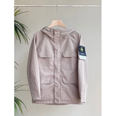 Ветровка Stone Island Comfortable With A Hood "Gray" фото № 7