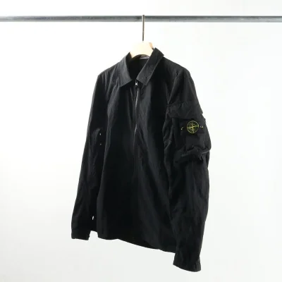 Ветровка Stone Island With The Logo Attached "Black" фото № 2