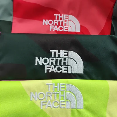 Куртка The North Face Velcro On The Sleeve "Blue/White" фото № 7