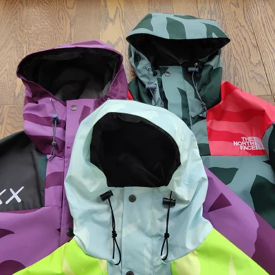 Куртка The North Face Velcro On The Sleeve "Blue/White" фото № 6