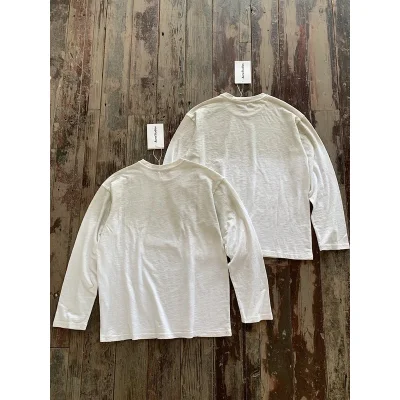 Лонгслив Acne Studios Inscription Stockholm 1996 "White" фото № 2