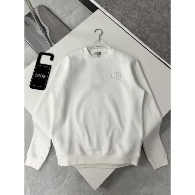 Лонгслив Christian Dior Clear Frontside Logo CD "White" фото № 2