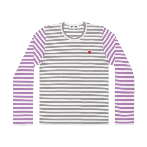 Лонгслив Comme des Garçons Play Sleeve Multicolors "Gray/Violet"