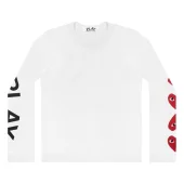 Лонгслив Comme des Garçons Play Sleeve Hearts "White"