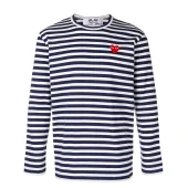 Лонгслив Comme des Garçons Play Medium Red Heart "Navy Blue"